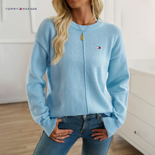 Loose-fitting Crew Neck Sweater